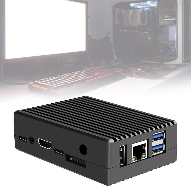 Aluminum Case For 5 5B With N507 Antennas Passive Cooling Metal Enclosure - Image 2
